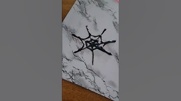 glue spider web! Halloween spirit 🕸🕷
