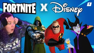 LIVE Disney x Fortnite Event from D23 REACTION