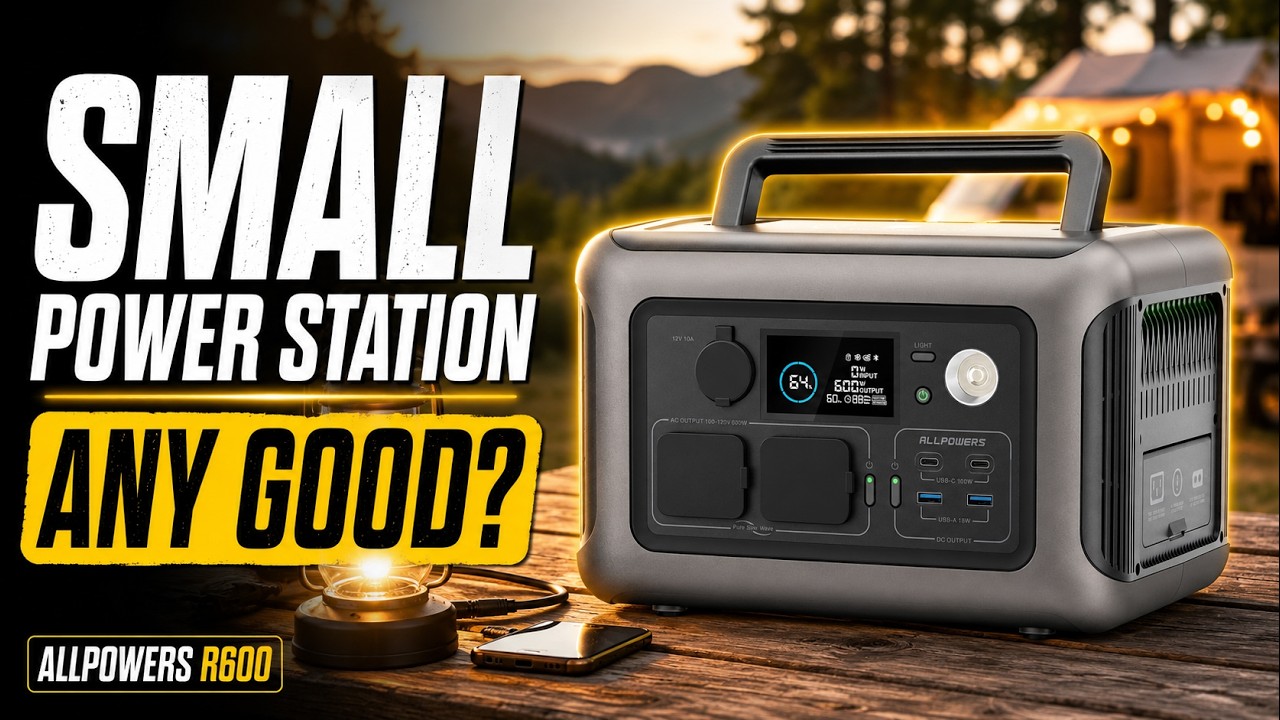 I Tried the ALLPOWERS R600 Portable Power Station - YouTube