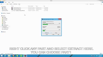 How to Extract Multiple RAR Files into ISO ?