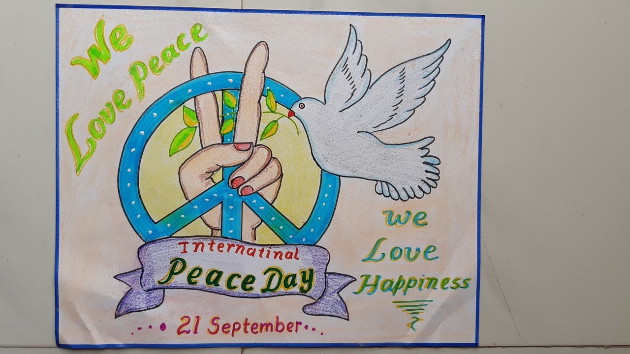 World Peace Day Drawing World Peace Day Slogan And Poster Drawing world-peace-day-drawing-world-peace-day-slogan-and-poster-drawing