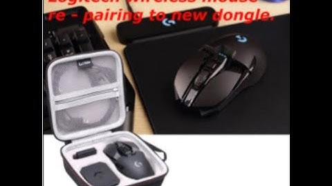 How to pair your Logitech G903/G Series mouse (Replacement Sensor)