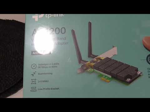 TP Link Archer T4E PCiE Wireless Adapter - Unboxing and First Look