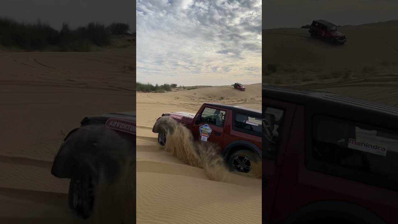 2021 Mahindra Thar Dune Bashing | Mahindra Thar Off-road | Sam Sand Dunes | 
