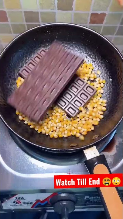 dairy milk chocolate popcorn?? recipe #shorts #youtubeshorts