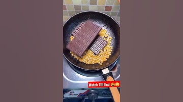 Thumbnail of dairy milk chocolate popcorn?? recipe #shorts #youtubeshorts