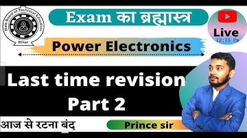 Power electronics revision part 2 |  Short revision of Power electronics | #crazypolytechnic #sbte