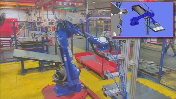 Bending a part with Yaskawa Robot using MRobot Software