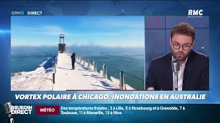 Vortex polaire à Chicago, sécheresse extrême en Australie