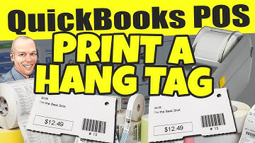 QuickBooks POS: Print Hang Tags For Garments