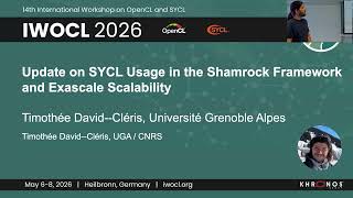 IWOCL 2026 - Update on SYCL Usage in the Shamrock Framework and Exascale Scalability