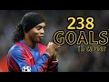 جميع اهداف رونالدينيو في مسيرته الكروية 238 هدف HD 
