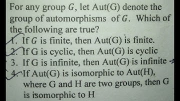 Solved Question of CSIR NET Dec 2018 || Part C || Abstract Algebra