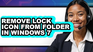 How to Remove Lock Icon from Folder in Windows 7 (only Way)