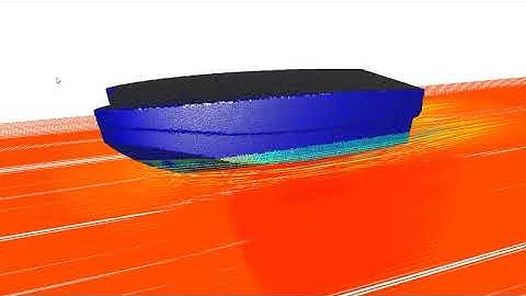 Computational Fluid Dynamics Studies Motor  catamaran hull
