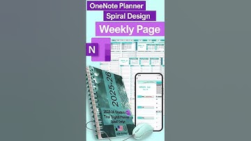Time-Block & Organize in OneNote | Weekly Page Walkthrough in the OneNote Teal Digital Planner