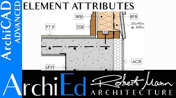 ArchiCAD tutorial - element attributes
