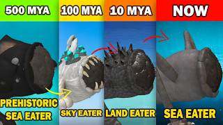 Evolution of Sea Eater From Prehistoric Sea Eater Simulated in Spore