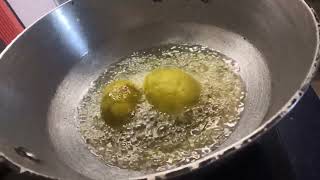 Deep Frying a whole Potato #potato #shorts