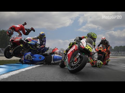 MotoGP 20 - Big Crashes