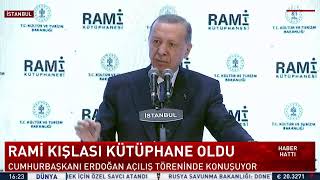 - Hurbaşkanı Erdoğan Rami Kütüphanesi Açılışında Konuşuyor