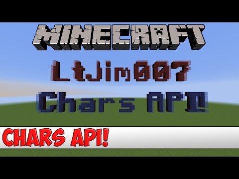 Minecraft Plugin Tutorial - Chars API