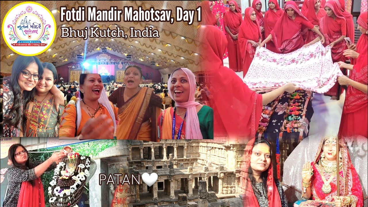 Day 1~FOTDI MANDIR MAHOTSAV| SURPRISED MY FAMILY😝 Bhuj, Kutch India #swaminarayanmandir #bhuj #live