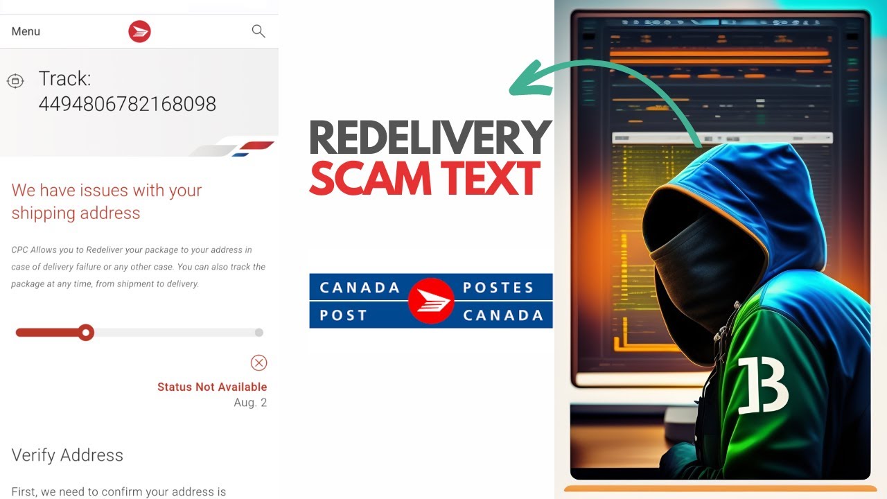 Canada Post Redelivery Text Msg Scam Explained YouTube