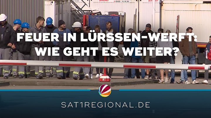 Wie geht es nach Brand bei Lürssen-Kröger-Werft jetzt weiter?