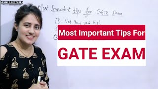 Most Important Tips for GATE 2021 | Jenny's lectures