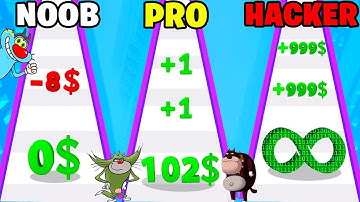 NOOB vs PRO vs HACKER | In Digit Shooter | With Oggy And Jack | Rock Indian Gamer |
