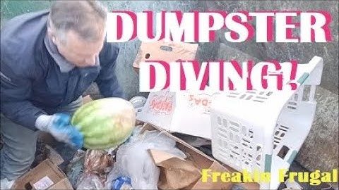 This is a Really Good One!  Dumpster Diving at ALDI!