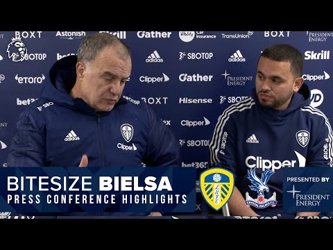 Injury news, Kalvin Phillips | Marcelo Bielsa press conference | Leeds United v Crystal Palace