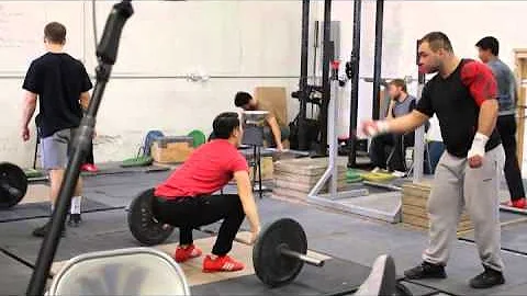 Vasiliy Polovnikov coaching at Waxman's Gym 2013