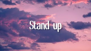 Video thumbnail of "cynthia erivo - stand up // lyrics"