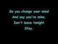 Hurts - Stay - lyrics