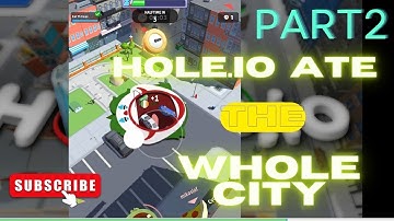 Hole.io - Gameplay Walkthrough Part 2 Black Hole Game - iOS, Android Gameplay