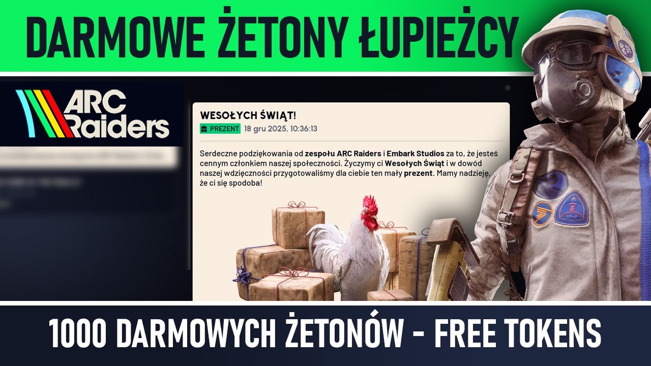 ARC Raiders - 1000 darmowych żetonów łupieżcy - Free Tokens