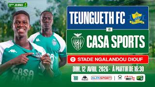 🔴[DIRECT //22ème Journée Ligue 1 Saison 2025-2026 MATCH // TEUNGUETH FC 🆚 CASA SPORTS