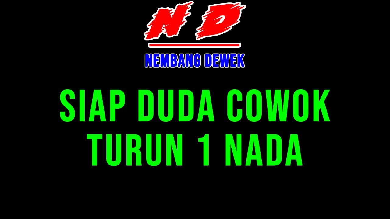 SIAP DUDA KARAOKE EMEK ARYANTO TURUN 1 NADA