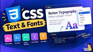 CSS Text and Fonts | Everything You Need to Style Typography on the Web #css #webdevelopment #code