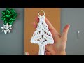 12 Days of Christmas! Day 2: DIY Macrame Christmas Tree Ornament
