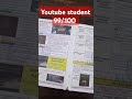 youtube student, 99 marks.  #businessstudiesclass12 businessstu