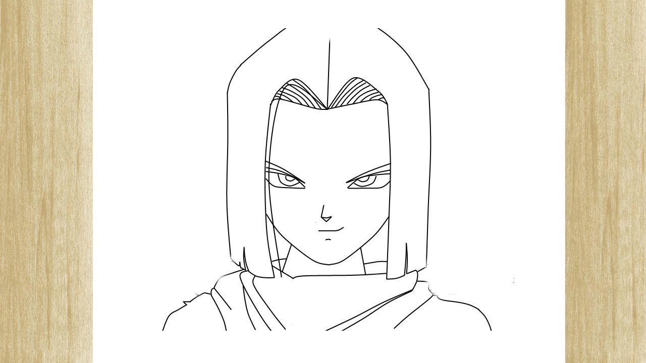 How To Draw Android 17 (Dragon Ball Super) 
