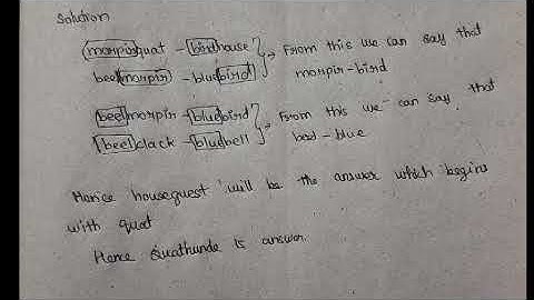 How to solve Artificial Language type Logical Reasoning Question