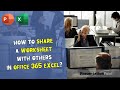 How to share a worksheet with others in Office 365 Excel? PresentationPoint