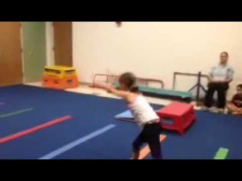 USA Gymnastics level 1 floor routine practice