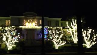 Love the decorations on this home in Beverly Hills.