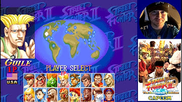 Guile WW 1CC Hyper Street Fighter 2 (Capcom, Arcade) Hardest difficulty (No tools/cheats)