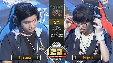 [2017 GSL Season 3]Code S Ro.32 Group D Match4 Forte vs losira